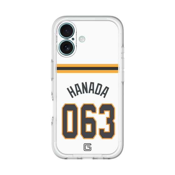 スリムプロテクションプレミアムケース［ 読売ジャイアンツ - #063 HANADA - ホーム ］