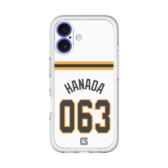 スリムプロテクションプレミアムケース［ 読売ジャイアンツ - #063 HANADA - ホーム ］