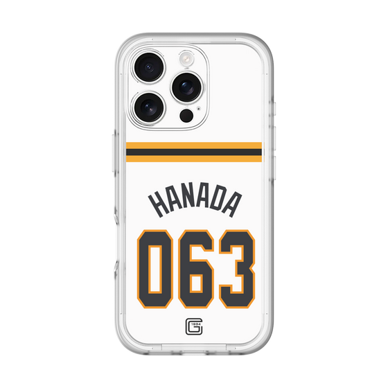 スリムプロテクションプレミアムケース［ 読売ジャイアンツ - #063 HANADA - ホーム ］