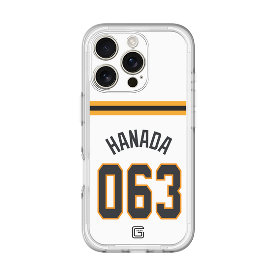 スリムプロテクションプレミアムケース［ 読売ジャイアンツ - #063 HANADA - ホーム ］