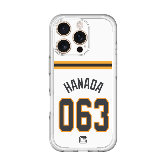 スリムプロテクションプレミアムケース［ 読売ジャイアンツ - #063 HANADA - ホーム ］
