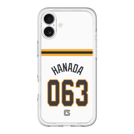 スリムプロテクションプレミアムケース［ 読売ジャイアンツ - #063 HANADA - ホーム ］