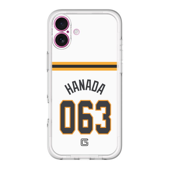 スリムプロテクションプレミアムケース［ 読売ジャイアンツ - #063 HANADA - ホーム ］