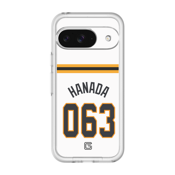 スリムプロテクションプレミアムケース［ 読売ジャイアンツ - #063 HANADA - ホーム ］