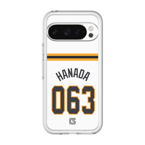 スリムプロテクションプレミアムケース［ 読売ジャイアンツ - #063 HANADA - ホーム ］
