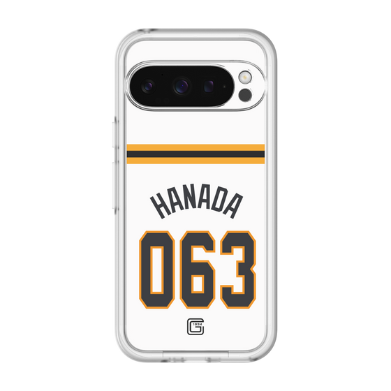 スリムプロテクションプレミアムケース［ 読売ジャイアンツ - #063 HANADA - ホーム ］