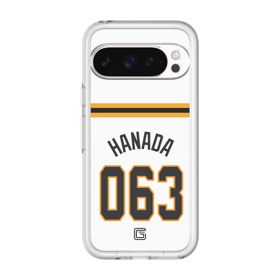 スリムプロテクションプレミアムケース［ 読売ジャイアンツ - #063 HANADA - ホーム ］