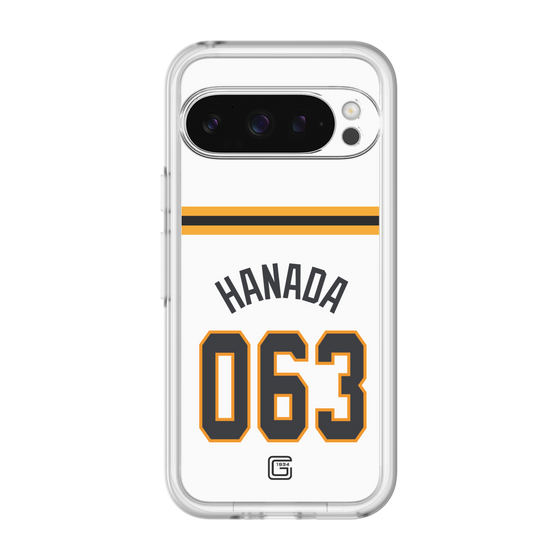 スリムプロテクションプレミアムケース［ 読売ジャイアンツ - #063 HANADA - ホーム ］