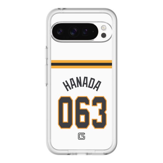 スリムプロテクションプレミアムケース［ 読売ジャイアンツ - #063 HANADA - ホーム ］