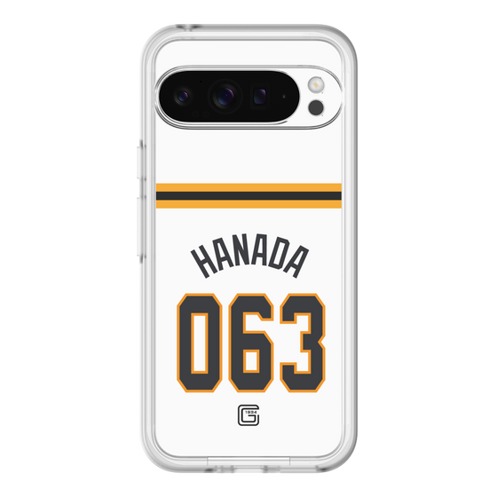 スリムプロテクションプレミアムケース［ 読売ジャイアンツ - #063 HANADA - ホーム ］