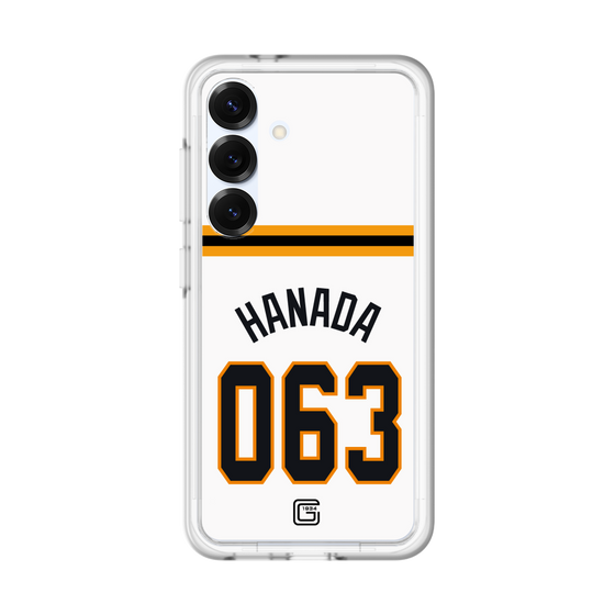 スリムプロテクションプレミアムケース［ 読売ジャイアンツ - #063 HANADA - ホーム ］