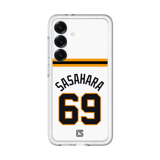 スリムプロテクションプレミアムケース［ 読売ジャイアンツ - #69 SASAHARA - ホーム ］
