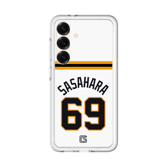 スリムプロテクションプレミアムケース［ 読売ジャイアンツ - #69 SASAHARA - ホーム ］