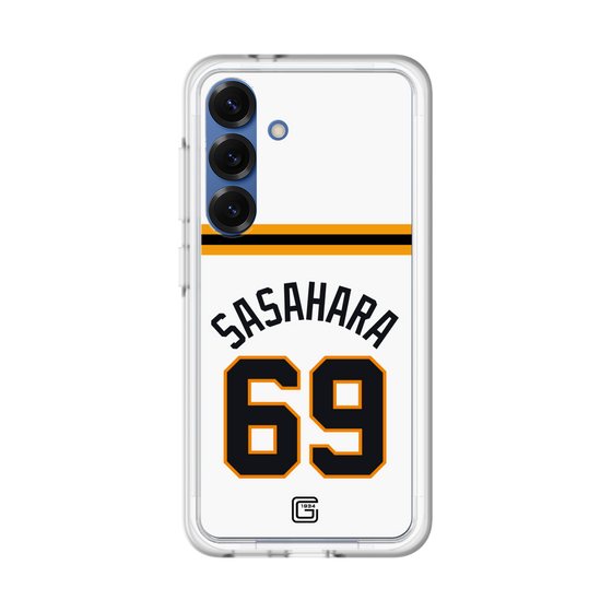 スリムプロテクションプレミアムケース［ 読売ジャイアンツ - #69 SASAHARA - ホーム ］