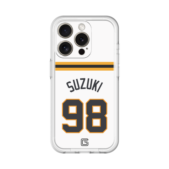 スリムプロテクションプレミアムケース［ 読売ジャイアンツ - #98 SUZUKI - ホーム ］