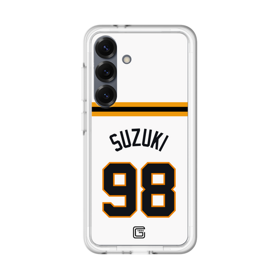 スリムプロテクションプレミアムケース［ 読売ジャイアンツ - #98 SUZUKI - ホーム ］