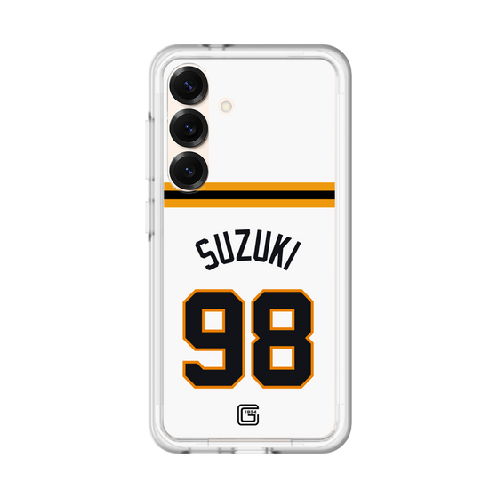 スリムプロテクションプレミアムケース［ 読売ジャイアンツ - #98 SUZUKI - ホーム ］