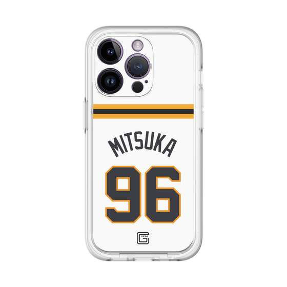 スリムプロテクションプレミアムケース［ 読売ジャイアンツ - #96 MITSUKA - ホーム ］