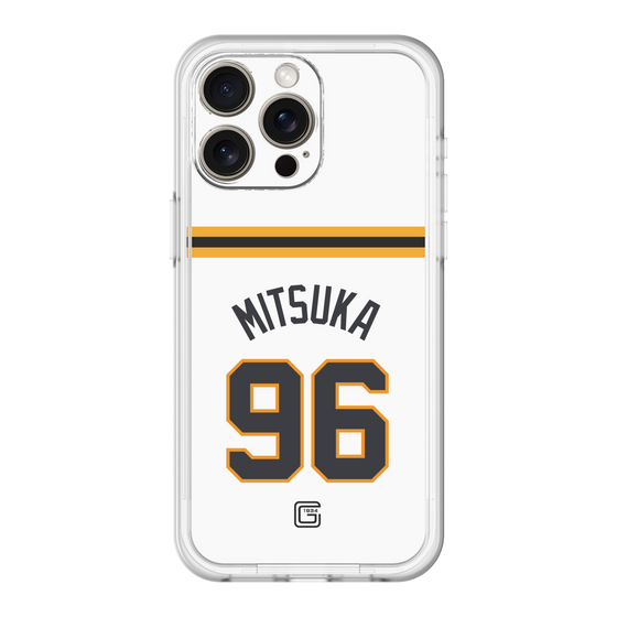スリムプロテクションプレミアムケース［ 読売ジャイアンツ - #96 MITSUKA - ホーム ］