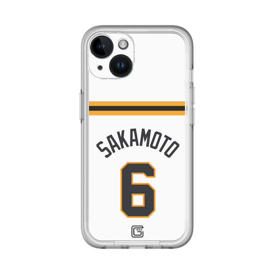 スリムプロテクションプレミアムケース［ 読売ジャイアンツ - #6 SAKAMOTO - ホーム ］