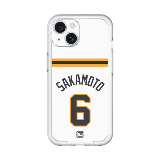 スリムプロテクションプレミアムケース［ 読売ジャイアンツ - #6 SAKAMOTO - ホーム ］
