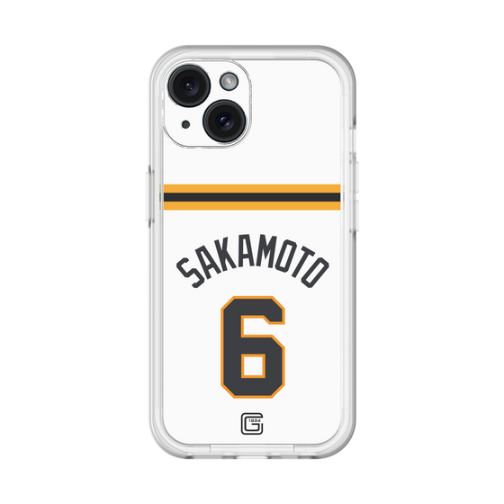 スリムプロテクションプレミアムケース［ 読売ジャイアンツ - #6 SAKAMOTO - ホーム ］