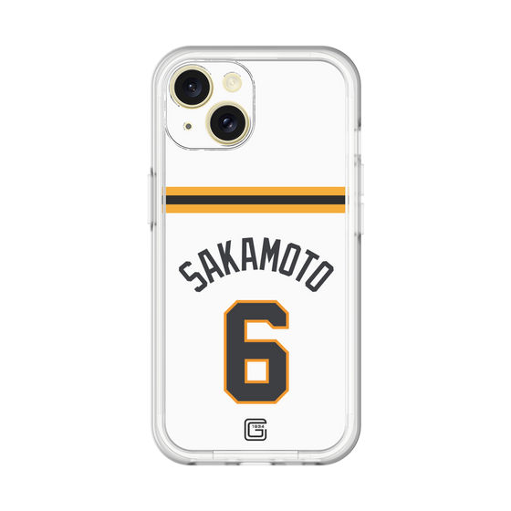 スリムプロテクションプレミアムケース［ 読売ジャイアンツ - #6 SAKAMOTO - ホーム ］