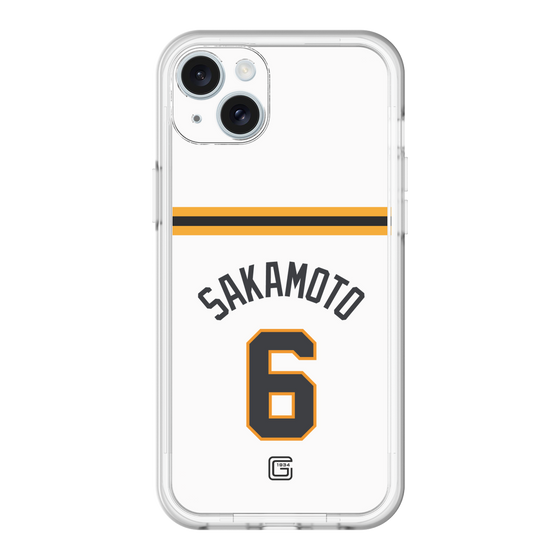 スリムプロテクションプレミアムケース［ 読売ジャイアンツ - #6 SAKAMOTO - ホーム ］