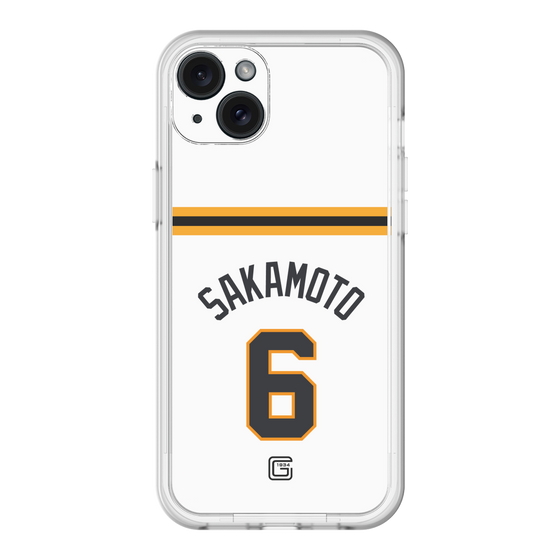 スリムプロテクションプレミアムケース［ 読売ジャイアンツ - #6 SAKAMOTO - ホーム ］