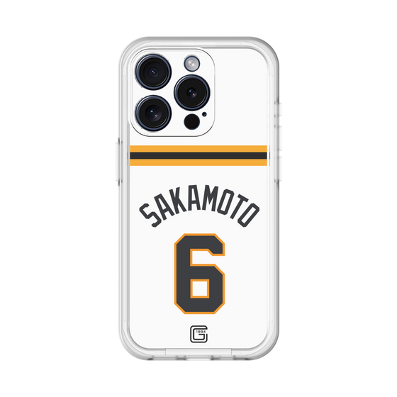 スリムプロテクションプレミアムケース［ 読売ジャイアンツ - #6 SAKAMOTO - ホーム ］