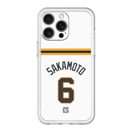 スリムプロテクションプレミアムケース［ 読売ジャイアンツ - #6 SAKAMOTO - ホーム ］