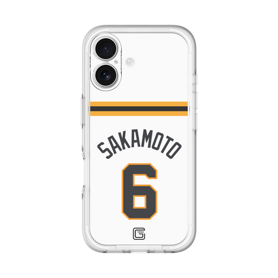 スリムプロテクションプレミアムケース［ 読売ジャイアンツ - #6 SAKAMOTO - ホーム ］