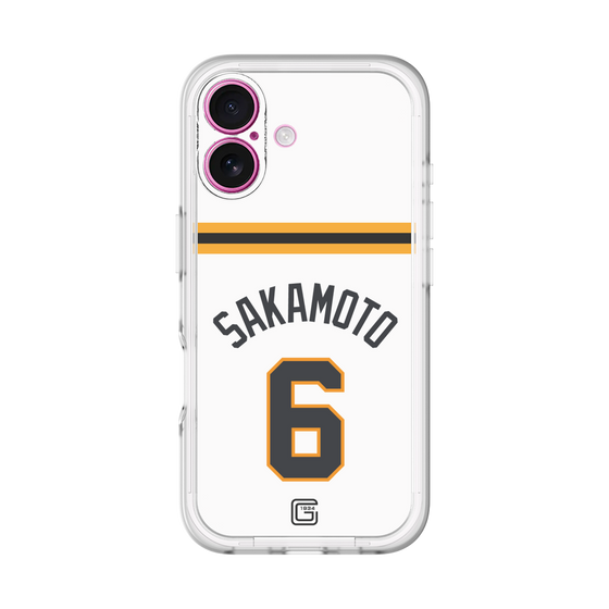 スリムプロテクションプレミアムケース［ 読売ジャイアンツ - #6 SAKAMOTO - ホーム ］