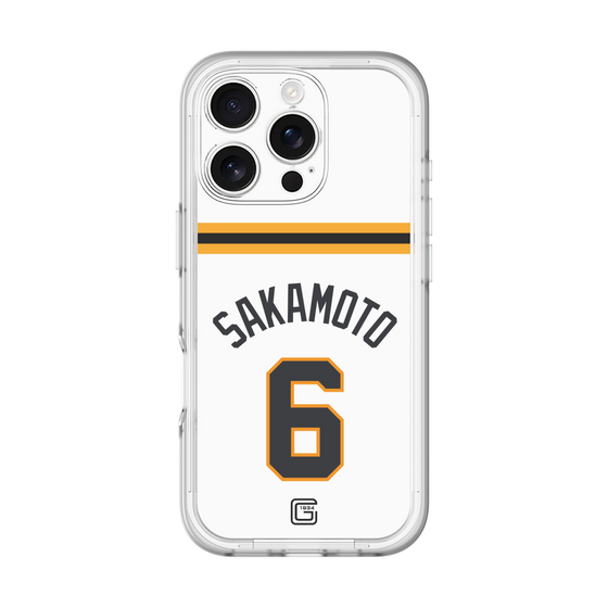 スリムプロテクションプレミアムケース［ 読売ジャイアンツ - #6 SAKAMOTO - ホーム ］