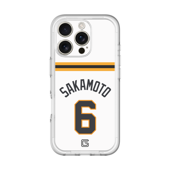 スリムプロテクションプレミアムケース［ 読売ジャイアンツ - #6 SAKAMOTO - ホーム ］