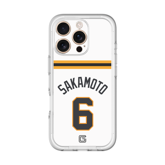 スリムプロテクションプレミアムケース［ 読売ジャイアンツ - #6 SAKAMOTO - ホーム ］