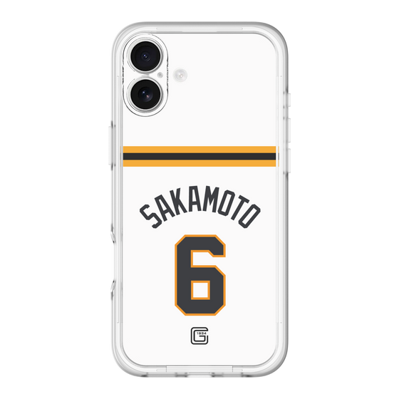 スリムプロテクションプレミアムケース［ 読売ジャイアンツ - #6 SAKAMOTO - ホーム ］