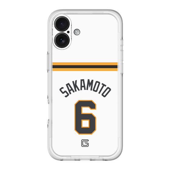 スリムプロテクションプレミアムケース［ 読売ジャイアンツ - #6 SAKAMOTO - ホーム ］