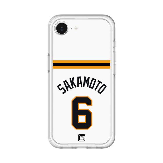 スリムプロテクションプレミアムケース［ 読売ジャイアンツ - #6 SAKAMOTO - ホーム ］