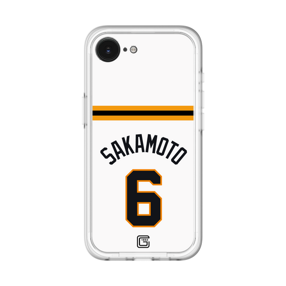 スリムプロテクションプレミアムケース［ 読売ジャイアンツ - #6 SAKAMOTO - ホーム ］