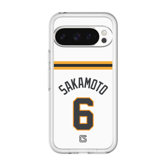 スリムプロテクションプレミアムケース［ 読売ジャイアンツ - #6 SAKAMOTO - ホーム ］