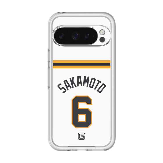 スリムプロテクションプレミアムケース［ 読売ジャイアンツ - #6 SAKAMOTO - ホーム ］