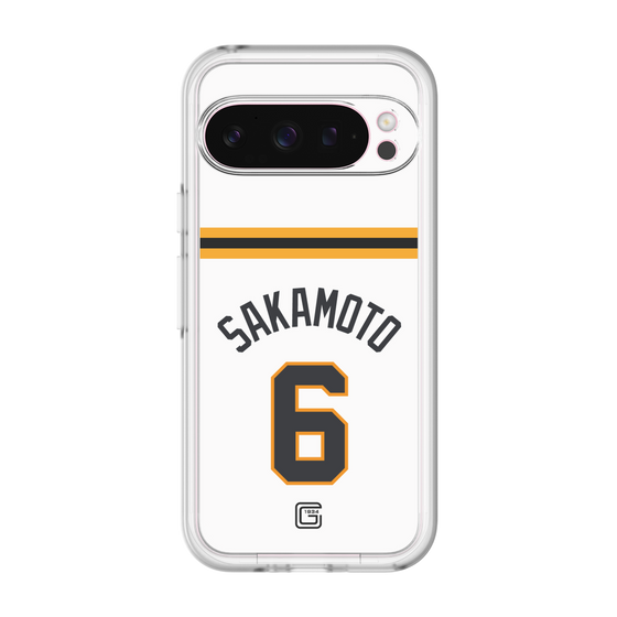 スリムプロテクションプレミアムケース［ 読売ジャイアンツ - #6 SAKAMOTO - ホーム ］