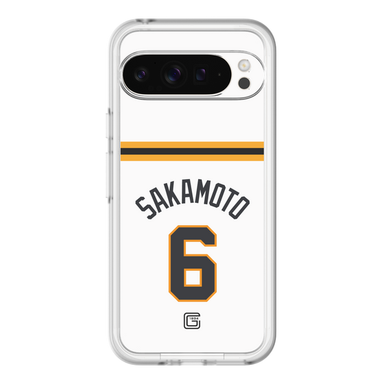 スリムプロテクションプレミアムケース［ 読売ジャイアンツ - #6 SAKAMOTO - ホーム ］
