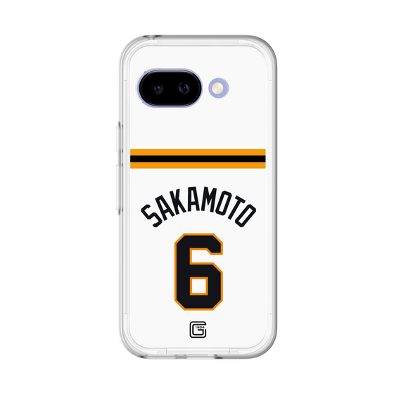 スリムプロテクションプレミアムケース［ 読売ジャイアンツ - #6 SAKAMOTO - ホーム ］