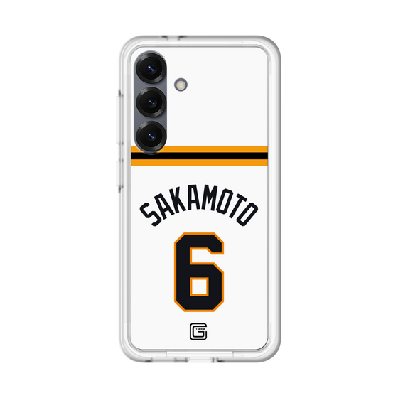 スリムプロテクションプレミアムケース［ 読売ジャイアンツ - #6 SAKAMOTO - ホーム ］