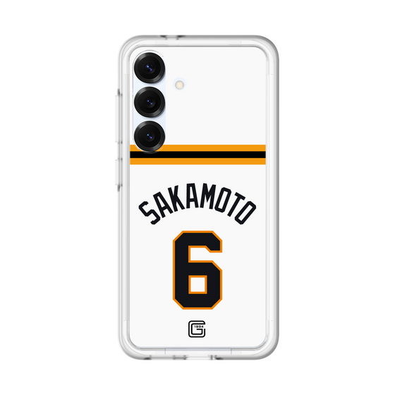 スリムプロテクションプレミアムケース［ 読売ジャイアンツ - #6 SAKAMOTO - ホーム ］