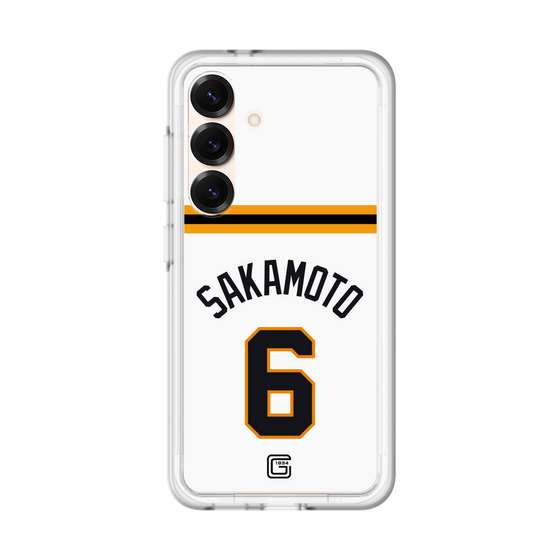 スリムプロテクションプレミアムケース［ 読売ジャイアンツ - #6 SAKAMOTO - ホーム ］