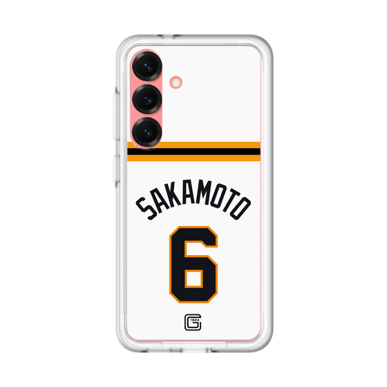 スリムプロテクションプレミアムケース［ 読売ジャイアンツ - #6 SAKAMOTO - ホーム ］