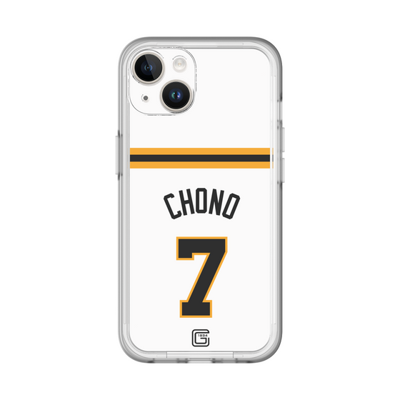 スリムプロテクションプレミアムケース［ 読売ジャイアンツ - #7 CHONO - ホーム ］